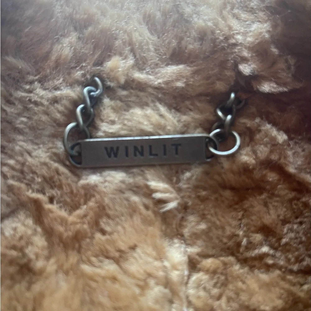 Brown Suede Faux Fur lined Coat - Picture 4 of 4